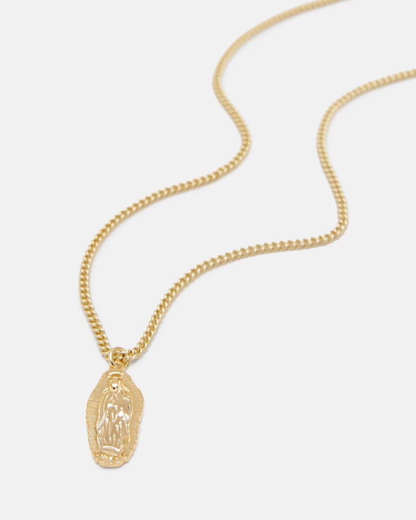Davina Gold-Tone Saint Necklace