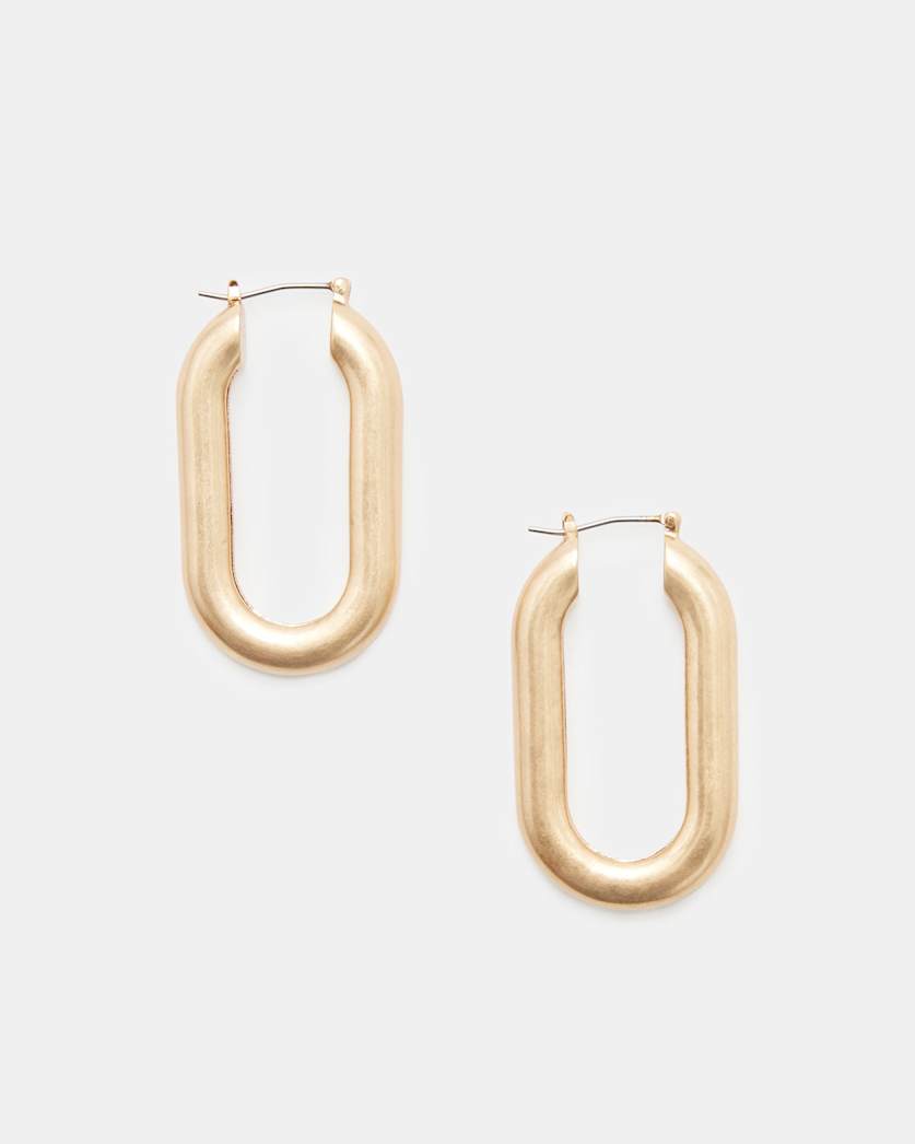 Venus Oval Hoop Earrings
