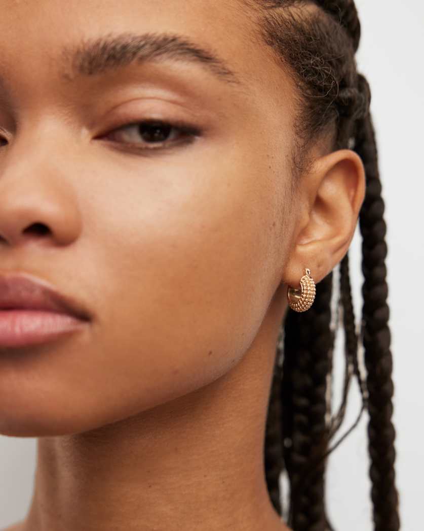 Sinead Ball Small Hoop Earrings