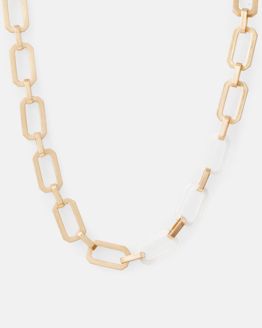 Madison Hexagon Link Necklace