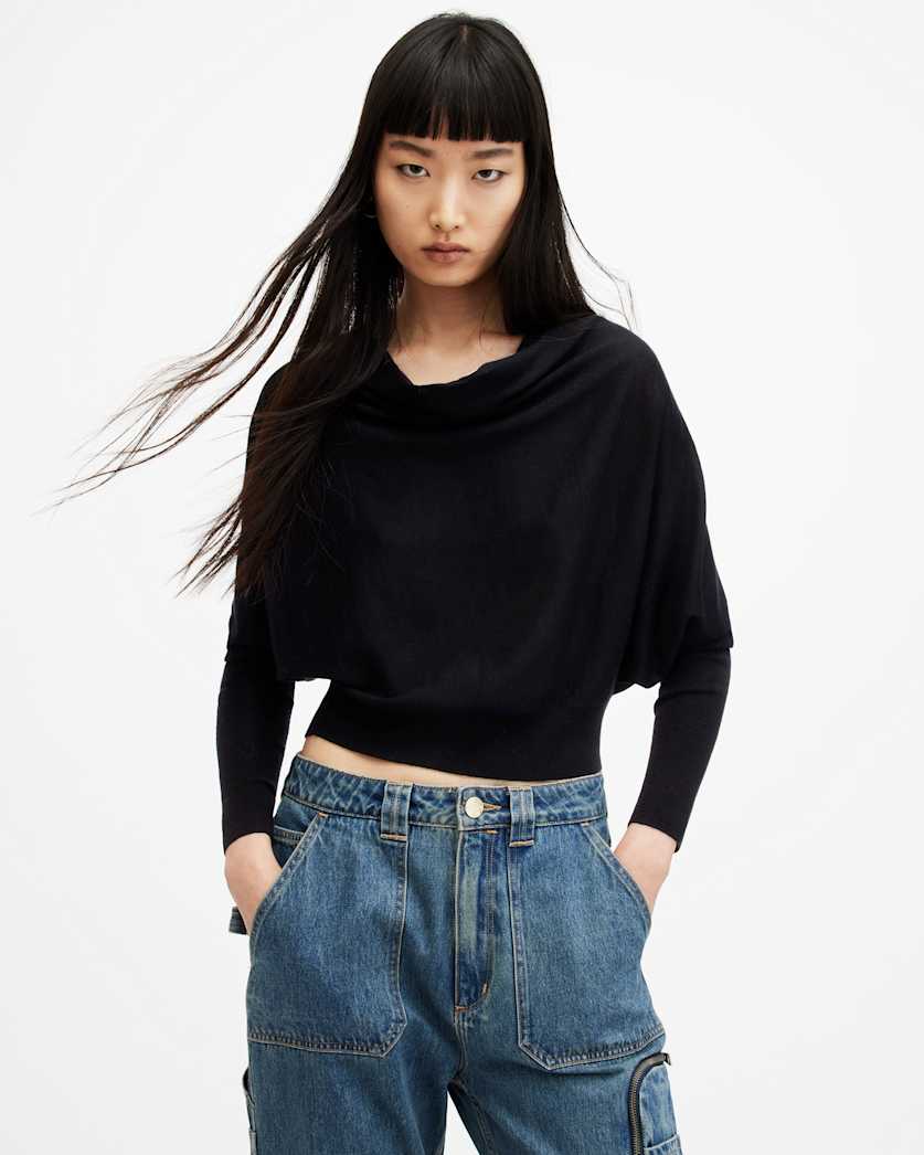 Ridley Cropped Merino Wool Jumper