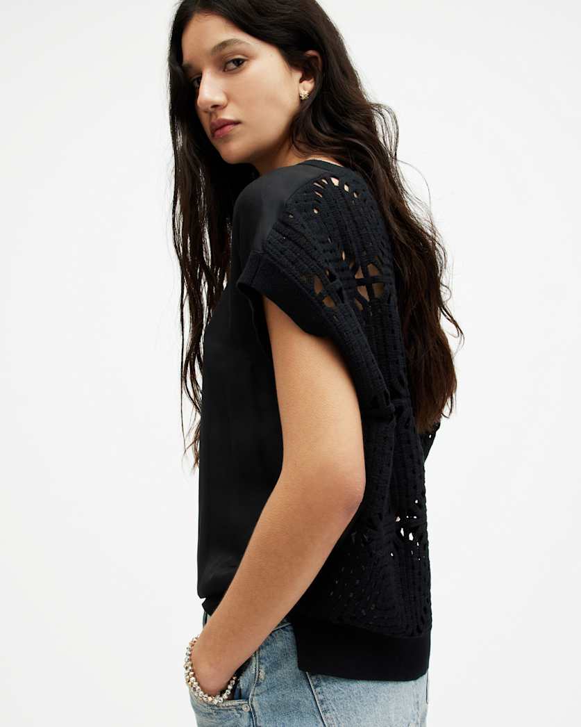 Marti Crochet Sleeveless Tank Top