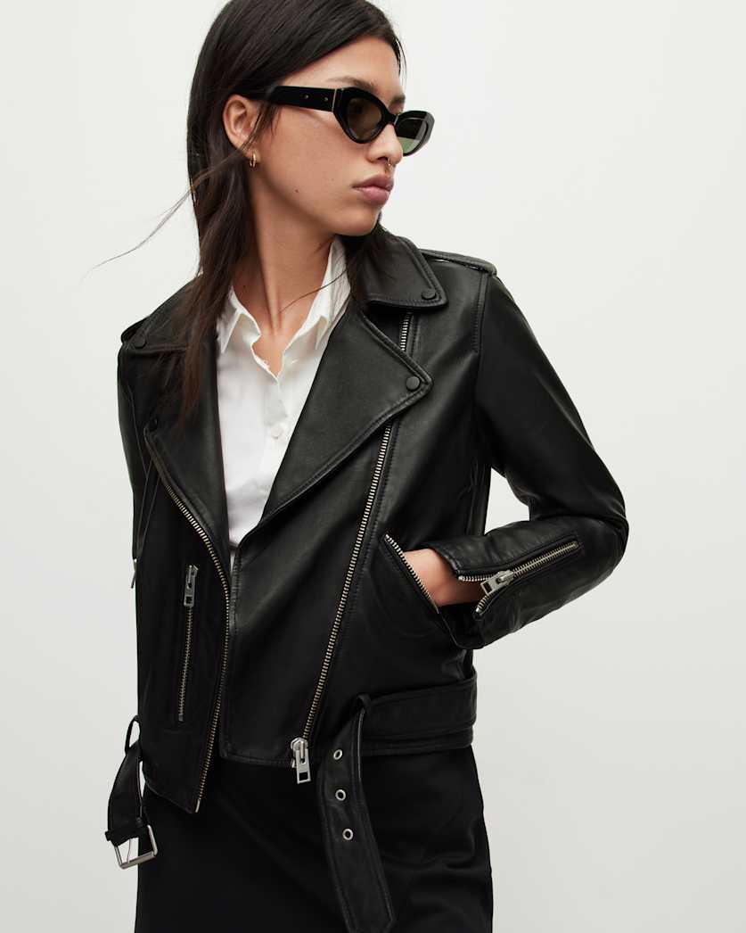 Balfern Leather Biker Jacket