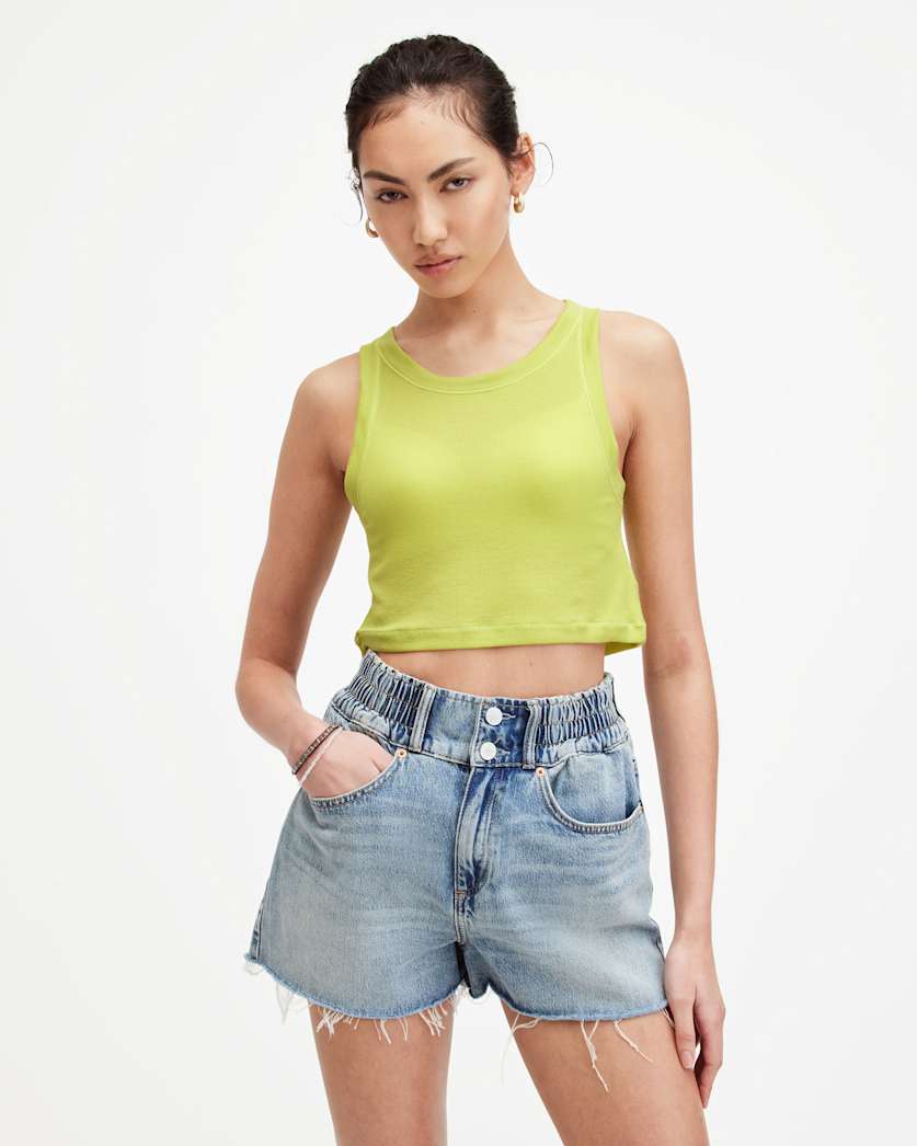 Rina Sleeveless Cropped Tank Top