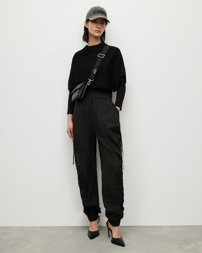 Aura Logo Waistband Oversized Trousers