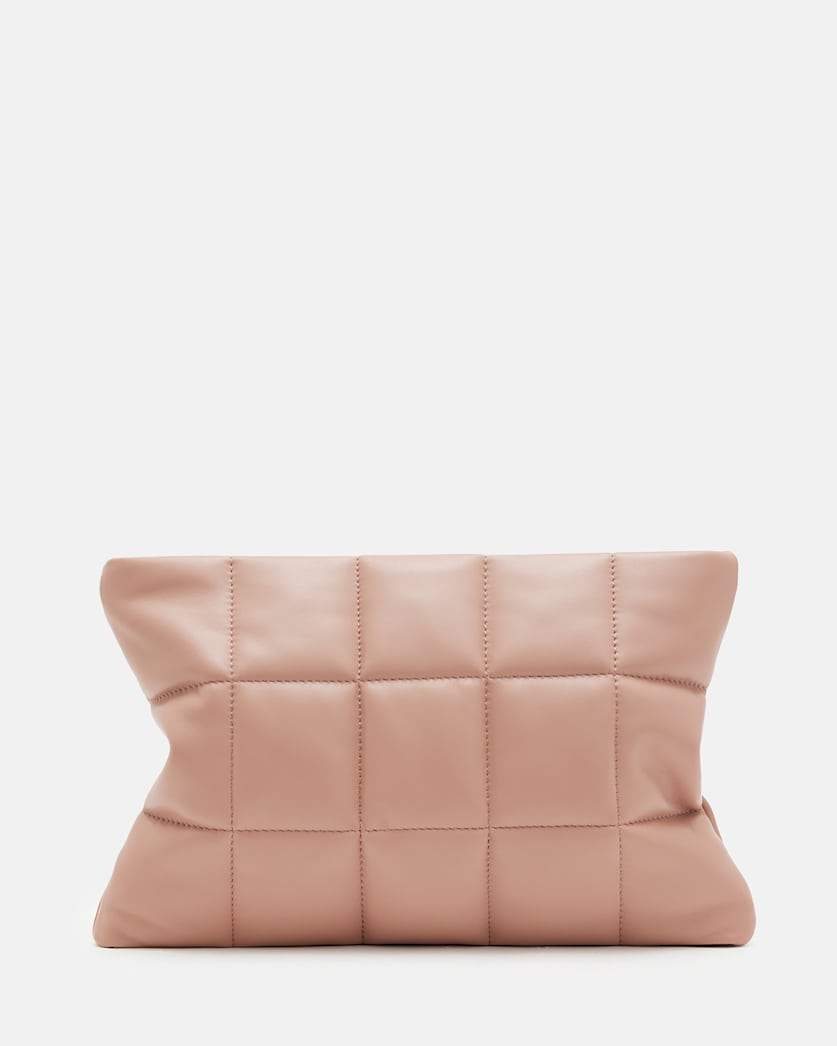 Bettina Quilted Leather Clutch Bag