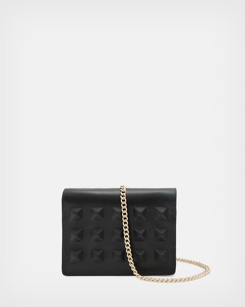 Honore Leather Studded Cardholder