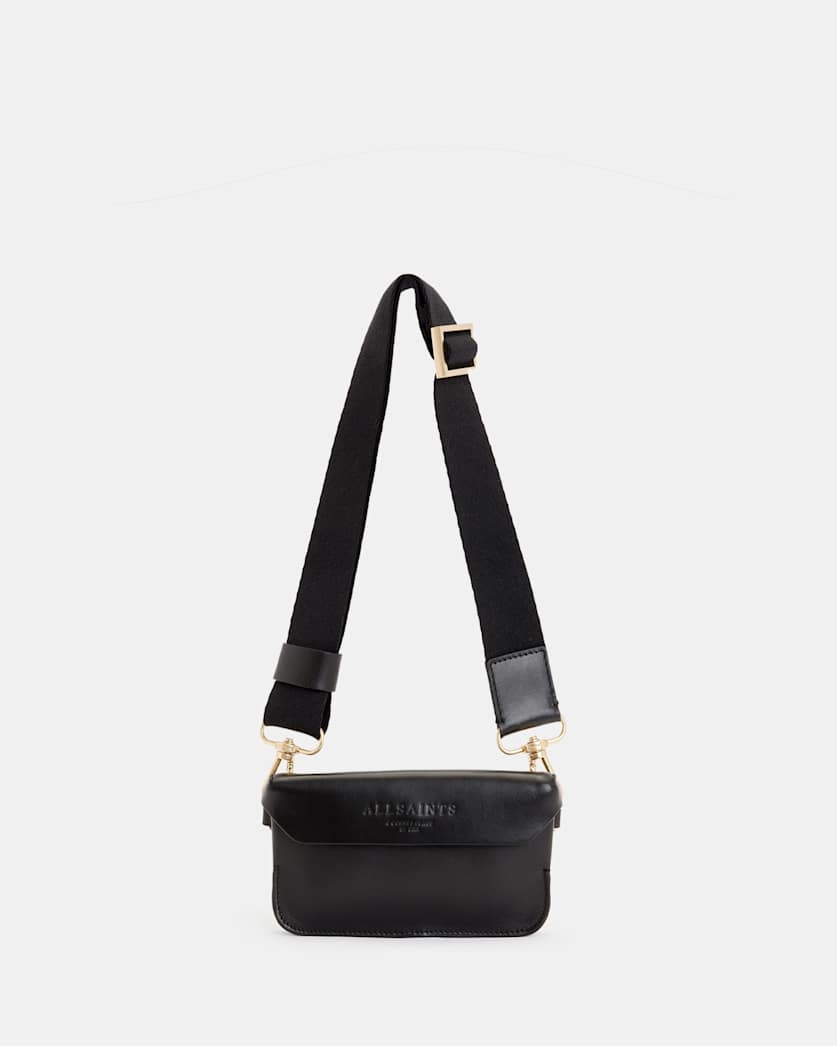 Zoe Adjustable Leather Crossbody Bag