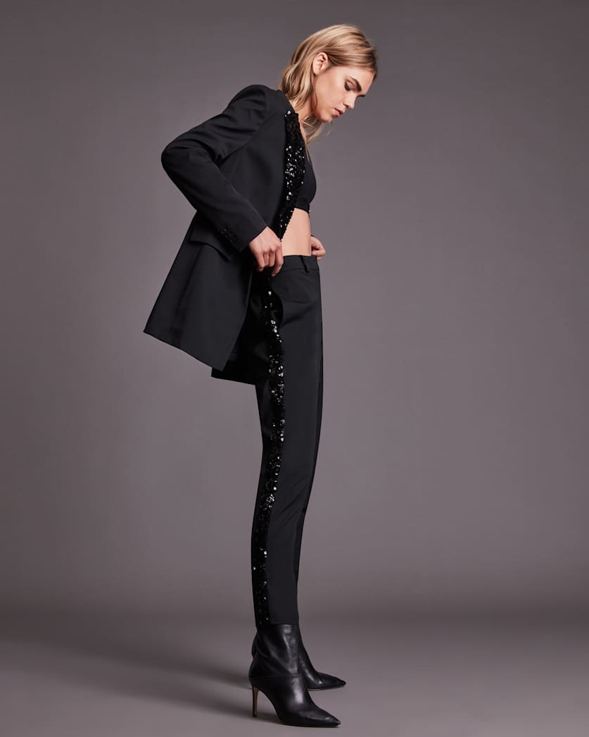 Sofia High-Rise Tapered Trousers