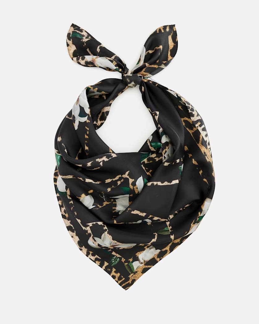 Quarters AllSaints Silk Square Scarf