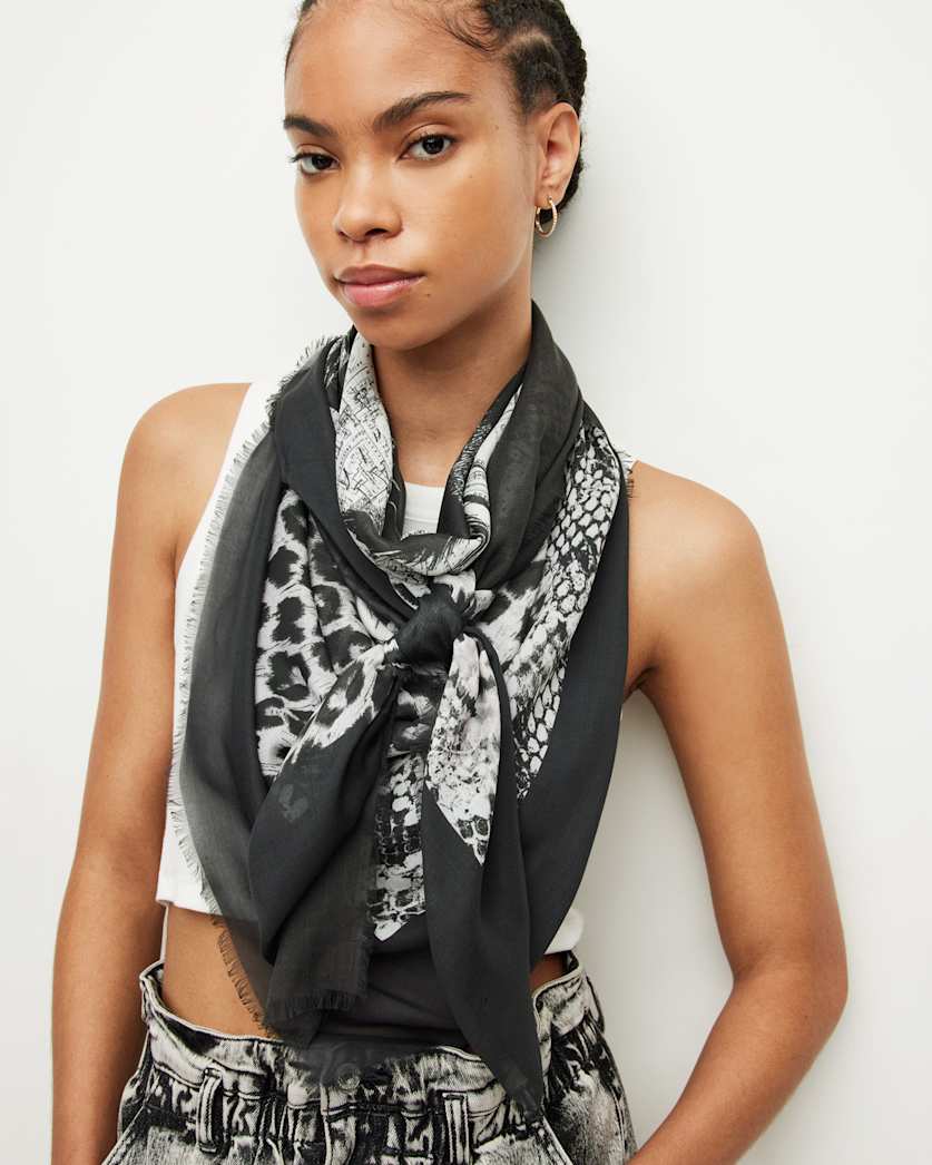 Noche Large Square Scarf