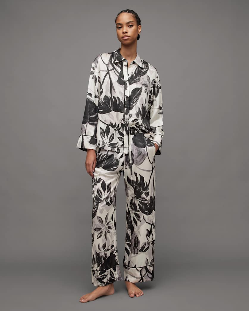 Sofi Silk Blend Jackie Pyjama Shirt