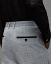 Buller Wool Blend Cropped Slim Trousers