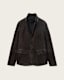 Survey Double Layered Waxed Suede Blazer