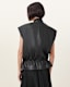 Sofi Relaxed Fit Leather Gilet