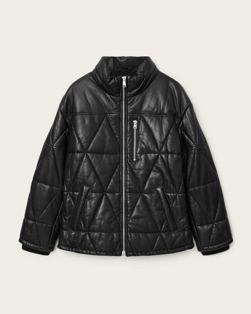 Brockwell Leather Puffer Jacket