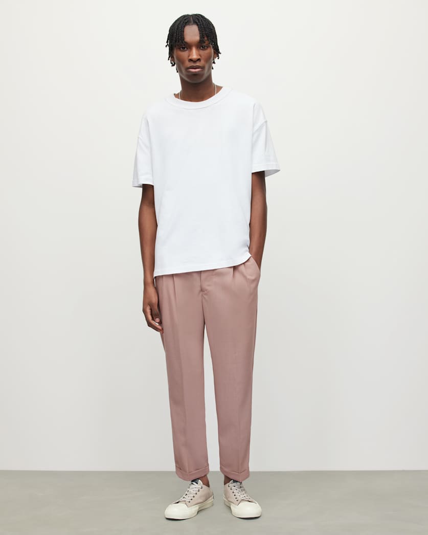 Santo Mid-Rise Cropped Tailored Trousers