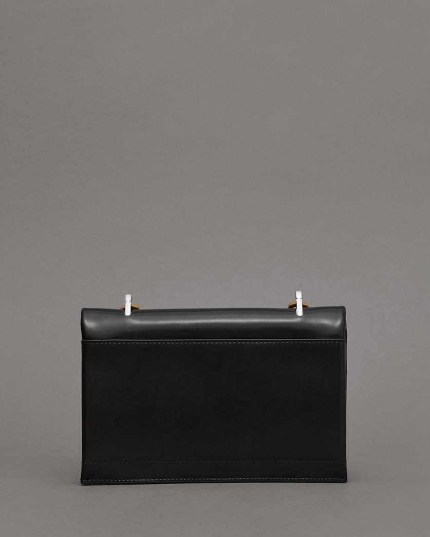 Yua Leather Removable Chain Clutch Bag