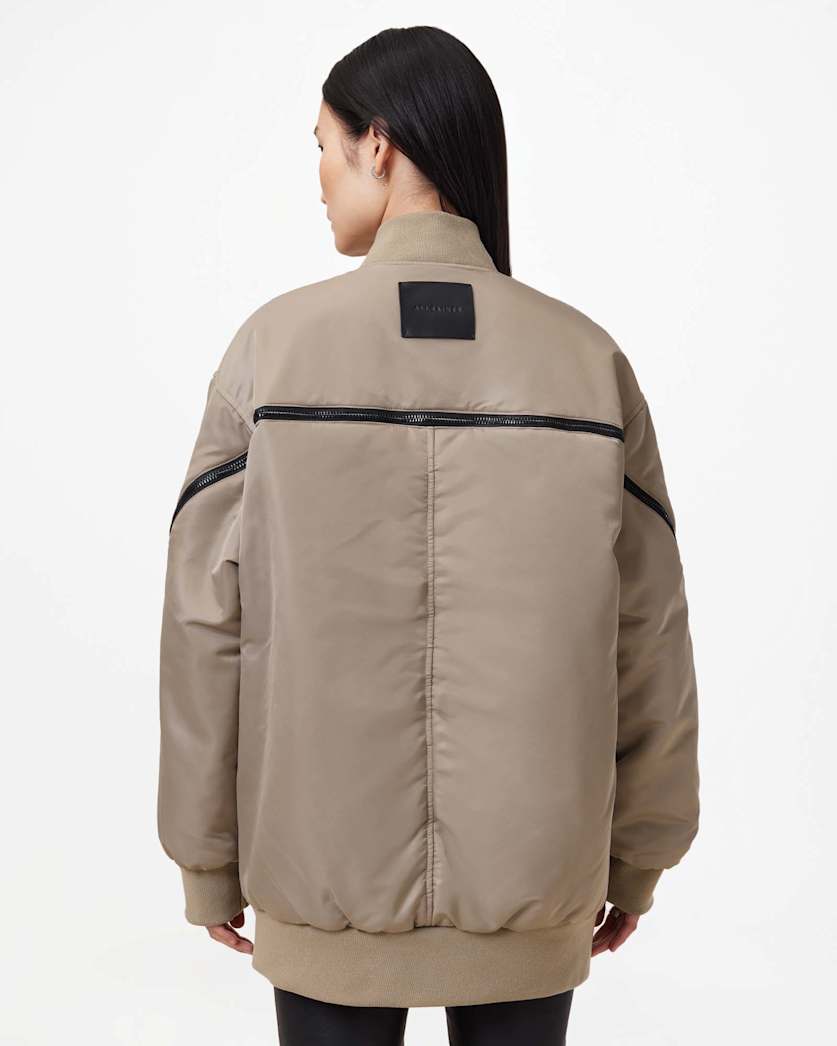 Hanaa Oversized Bomber Jacket