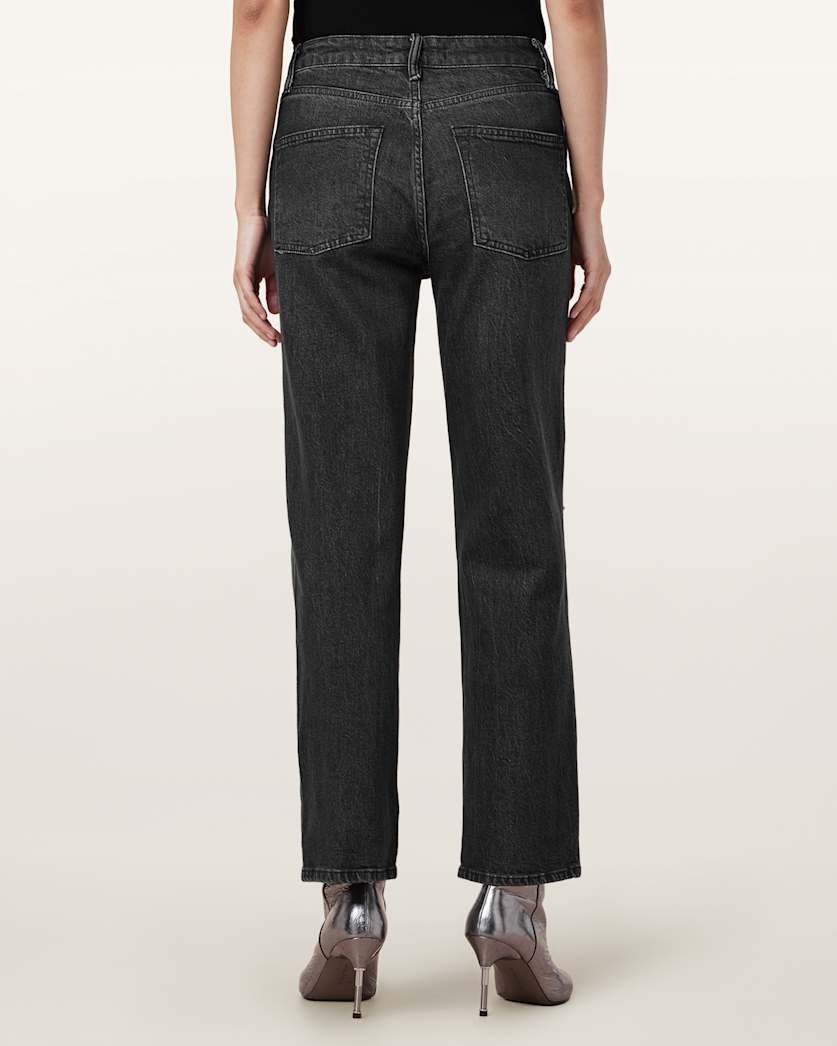 Ida Cropped Straight Denim Jeans