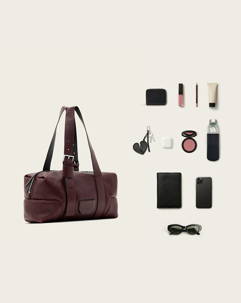 Ares Grain Leather Shoulder Bag