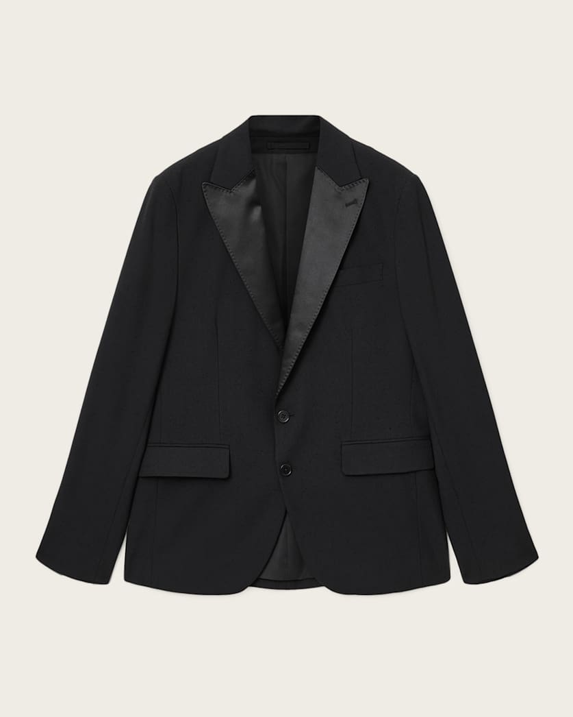 Germain Satin Single Breasted Blazer