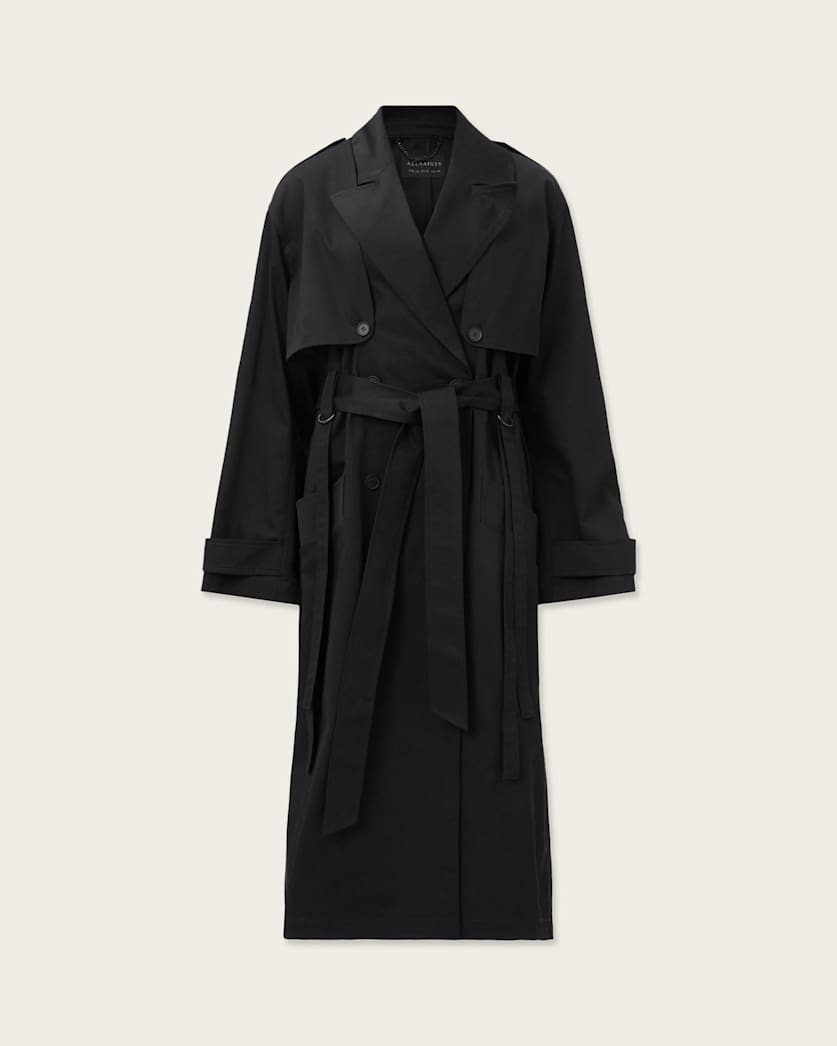 Cadence Relaxed Fit Trench Coat