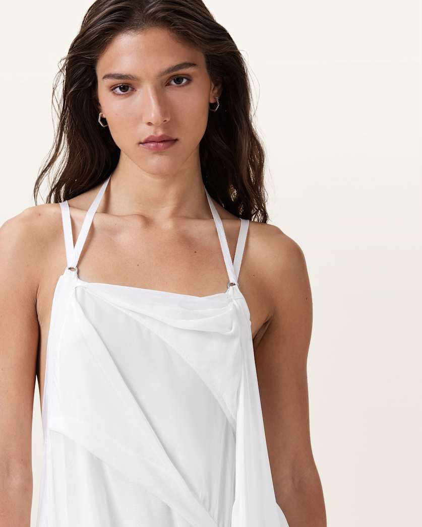 Parachute Limited Edition White Silk Dress