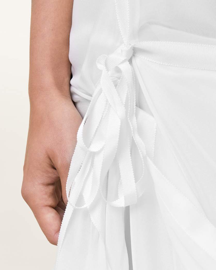 Parachute Limited Edition White Silk Dress