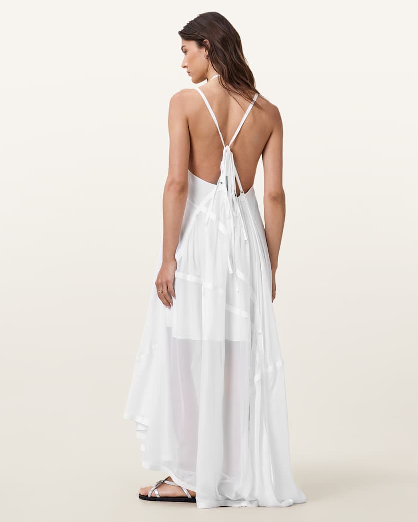 Parachute Limited Edition White Silk Dress