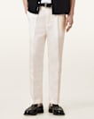 Cross Tallis Linen Blend Slim Trousers