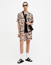 Solar Camouflage Print Swim Shorts