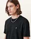 Ellis Waffle Texture Crew Neck Ramskull T-Shirt