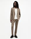 Maffrett Checked Skinny Fit Blazer