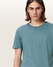 Figure Crew Neck Raw Edge T-Shirt