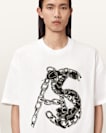 Scale Cropped Graphic T-Shirt