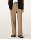 Mori Mid Rise Cotton Trousers