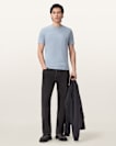 Brace Brushed Cotton Crew Neck T-Shirt