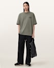 Xander Flocked Logo Oversized T-Shirt