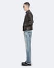 Cora slim fit leather jacket
