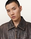 Marco Oversized Leather Bomber Jacket