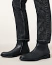 Lang Leather Zip Up Boots