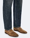 Jules Hand-Stitched Suede Loafers