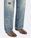 Hiro Suede Zip Up Boots