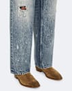 Hiro Suede Zip Up Boots