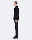 Survey Double Layered Leather Blazer