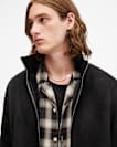 Stride Funnel Neck Shearling Coat