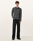 Mode Merino Long Sleeve Ramskull Polo Shirt