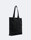 Suede tote bag