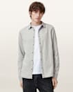 Gleason Press Stud Ramskull Denim Shirt